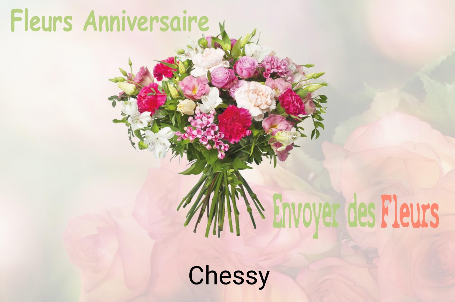 Bouquet de fleurs d’anniversaire livré à Chessy