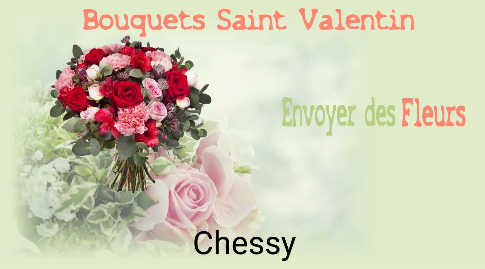Roses de Saint-Valentin livrées à Chessy